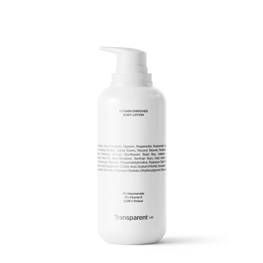 Transparent Lab Vitamin Enriched Body Lotion 400ml