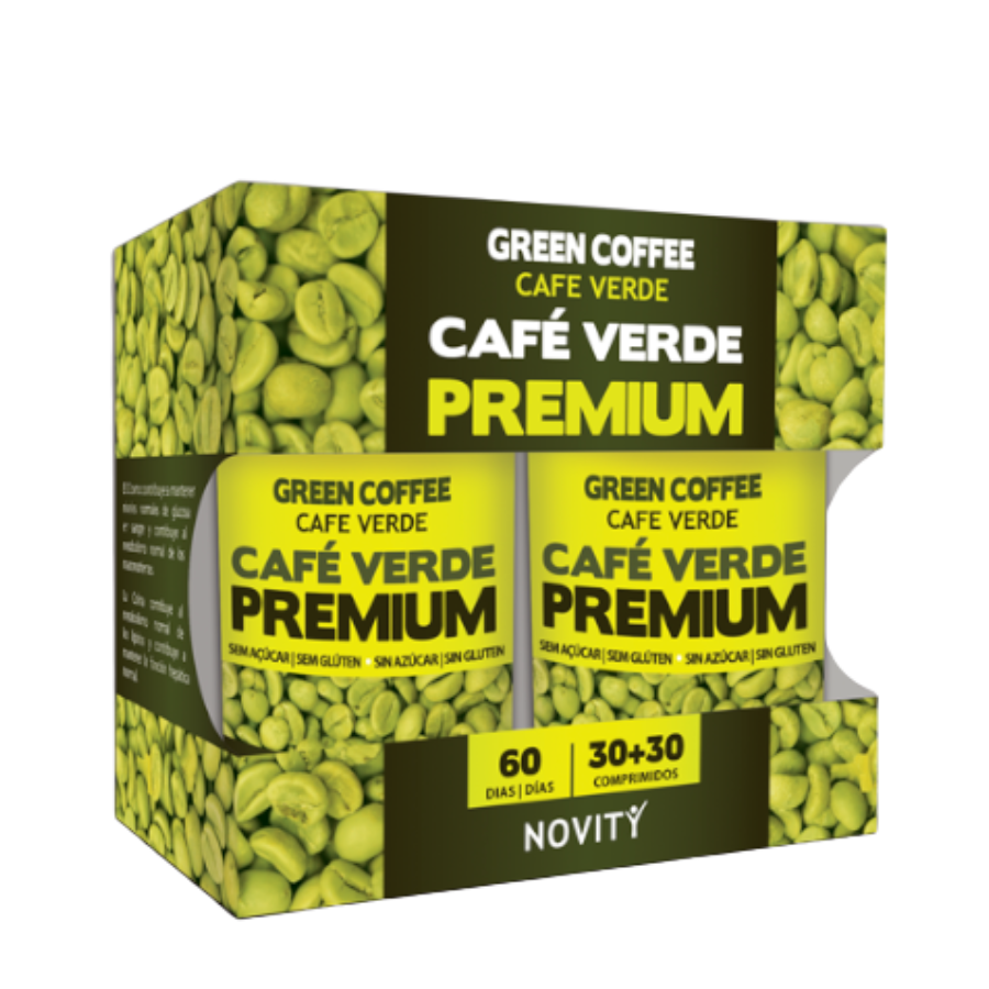 Novity Café Verde Premium 30+30 Comprimidos