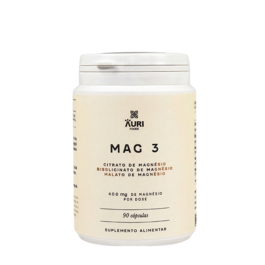 Auri Foods Magnesio MAG3 Cápsulas x90