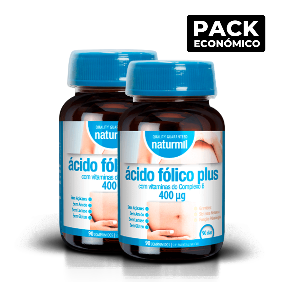 Naturmil Folic Acid 400 μg Tablets 2x90
