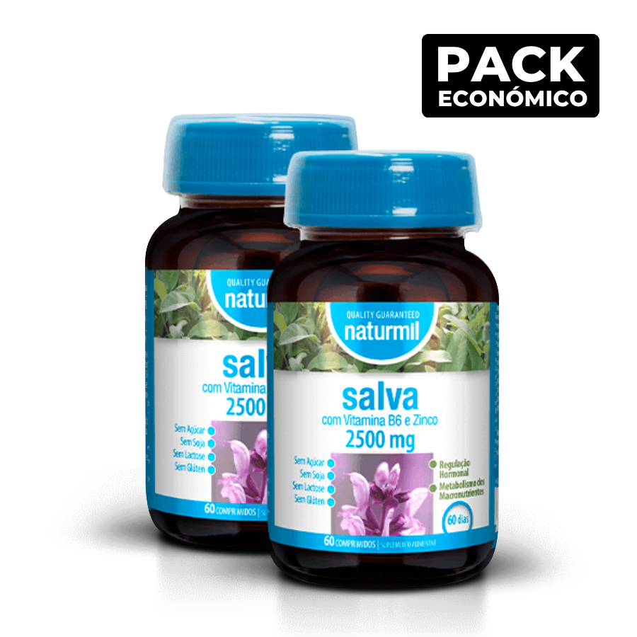 Naturmil Salvia 2500mg Comprimidos 2x60