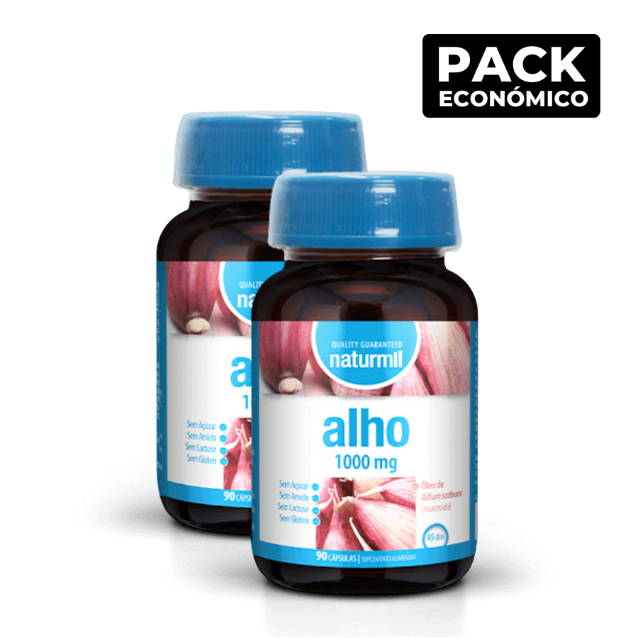 Naturmil Garlic 1000mg Capsules 2x90