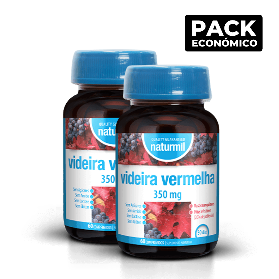 Naturmil Videira Vermelha 350mg Comprimidos 2x60