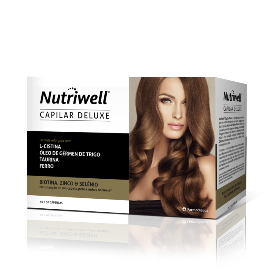 Nutriwell Capilar Deluxe Cápsulas 30+30 