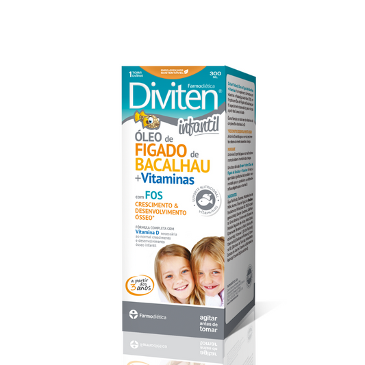 Diviten Infantil Aceite de Hígado de Bacalao + Vitaminas 300ml