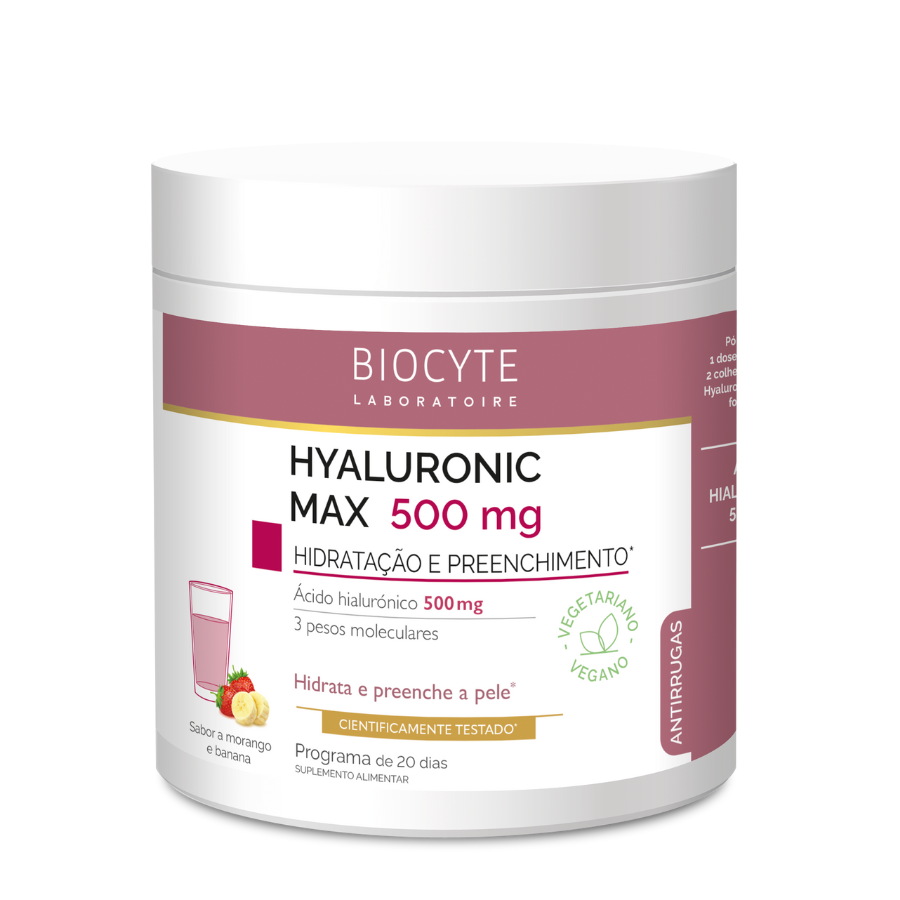 Biocyte Hyaluronic Max 500mg Strawberry and Banana 280g
