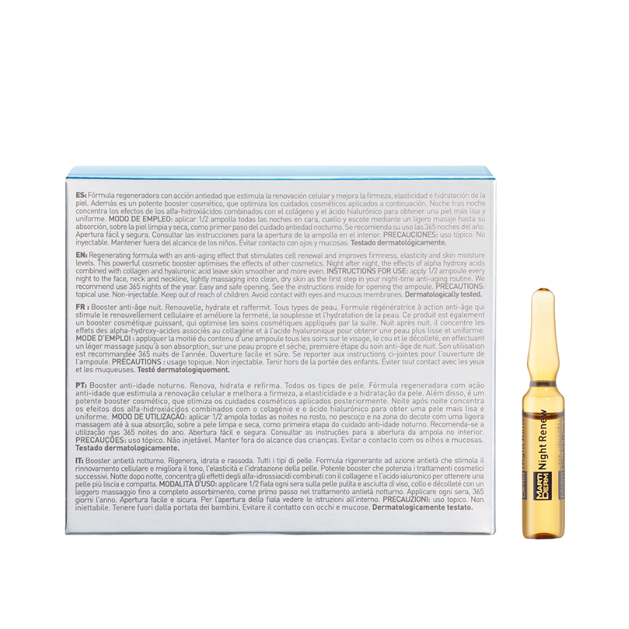 Martiderm Platinum Night Renew Ampolas x30