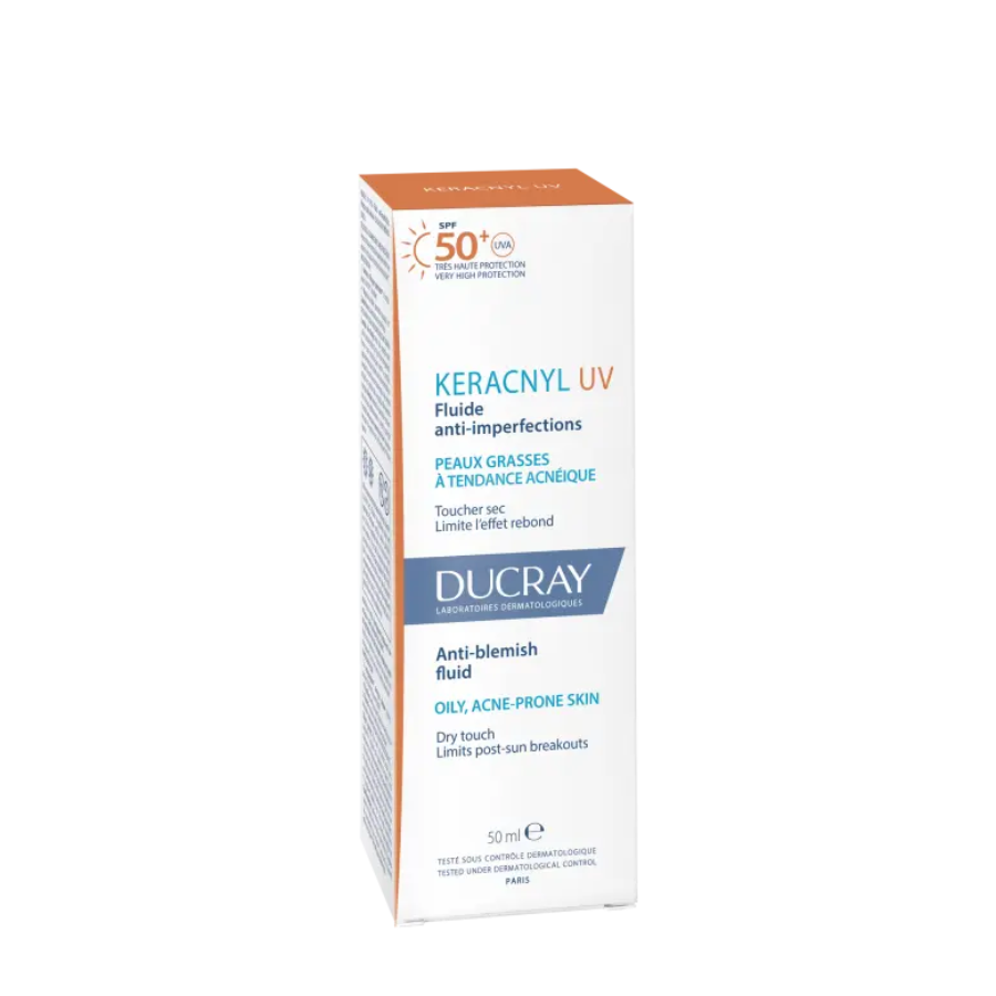 Ducray Keracnyl Fluido UV SPF50+ Anti-Imperfecciones 50ml