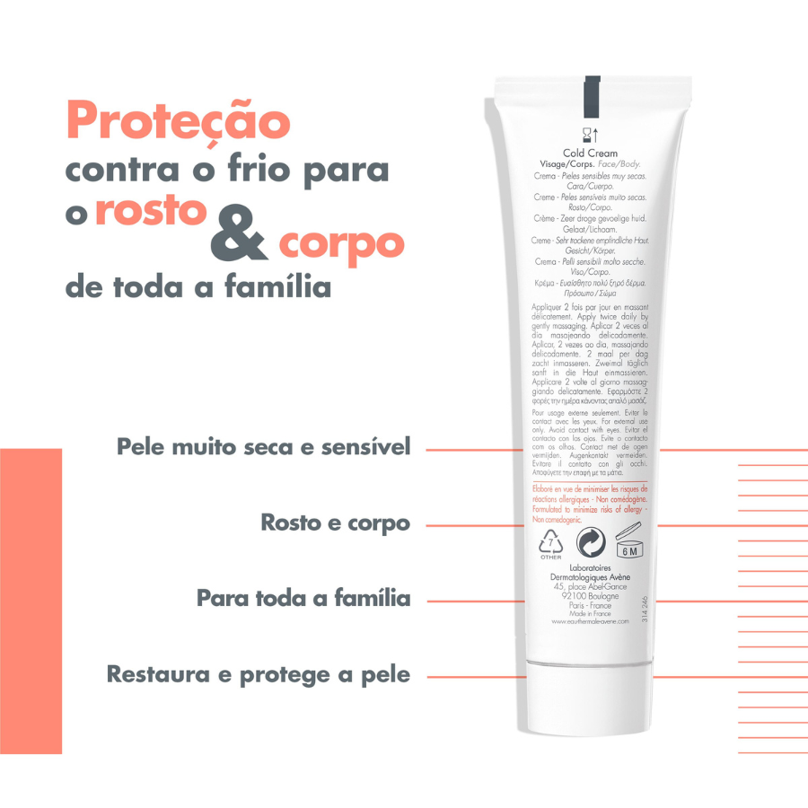 Avène Cold Cream Crema 100ml