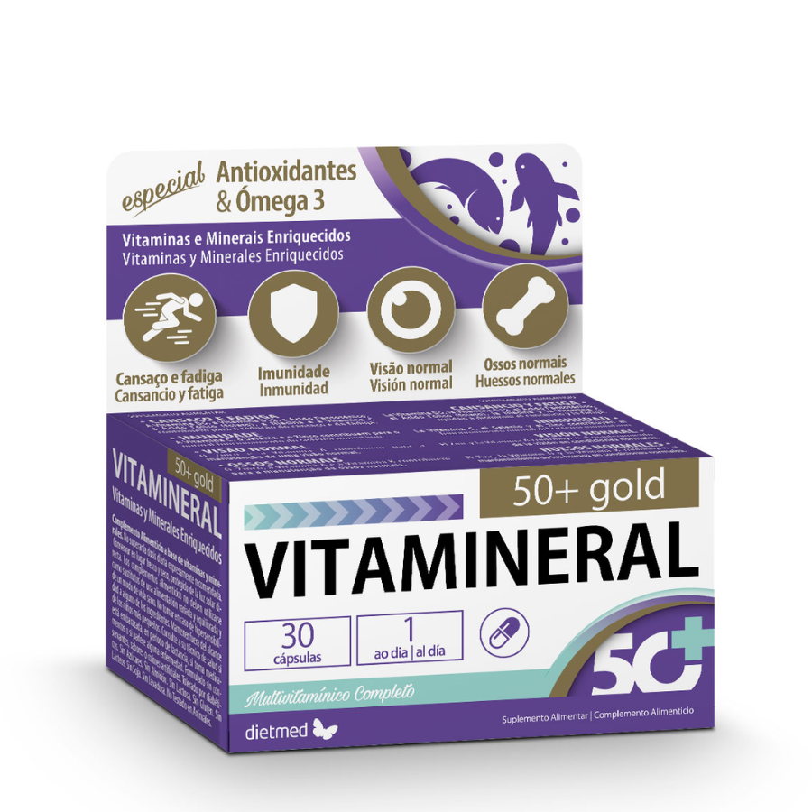 Vitamineral 50+ Gold Capsules x30