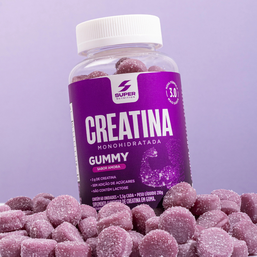 Super Nutrition Gummy Creatine Blackberry Gummies x60