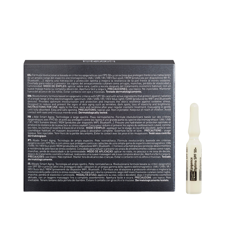 Martiderm Black Diamond Epigence Optima SPF50+ Ampoules x10