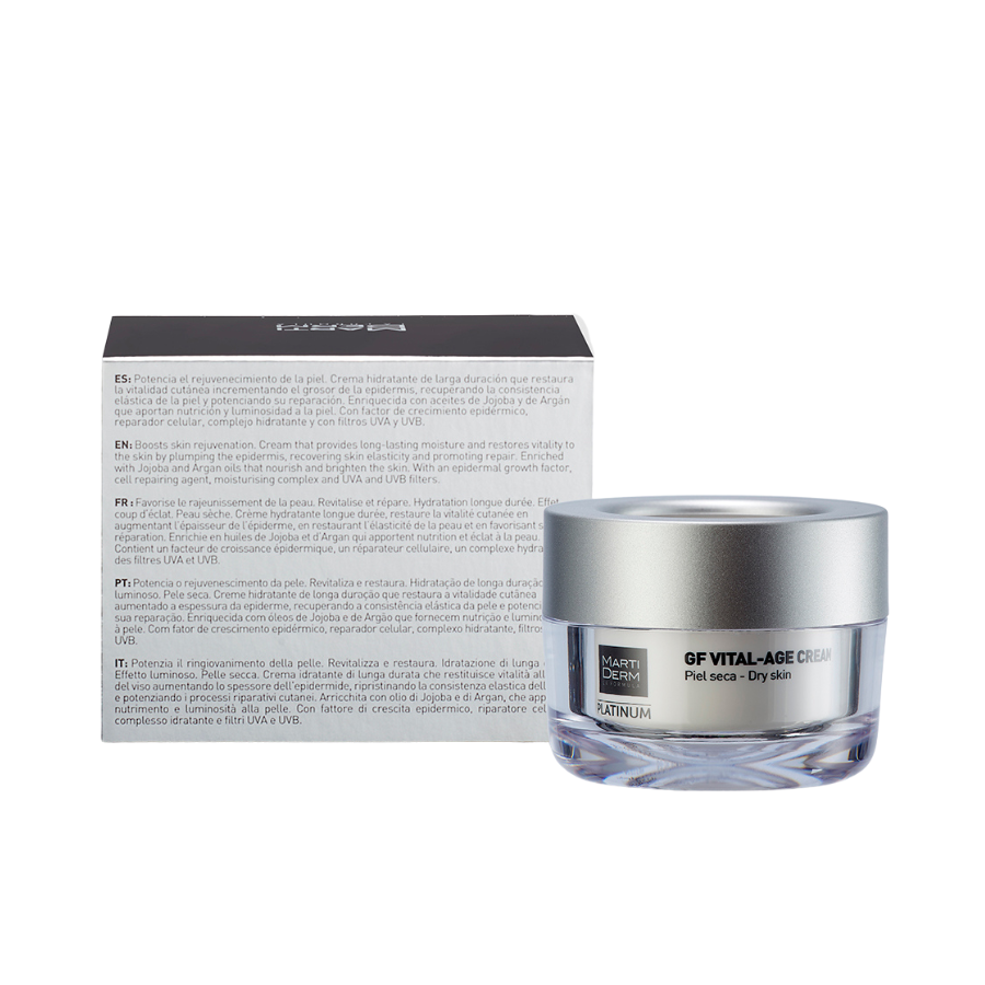 Martiderm Platinum Gf Vital-Age Creme Pele Seca 50ml