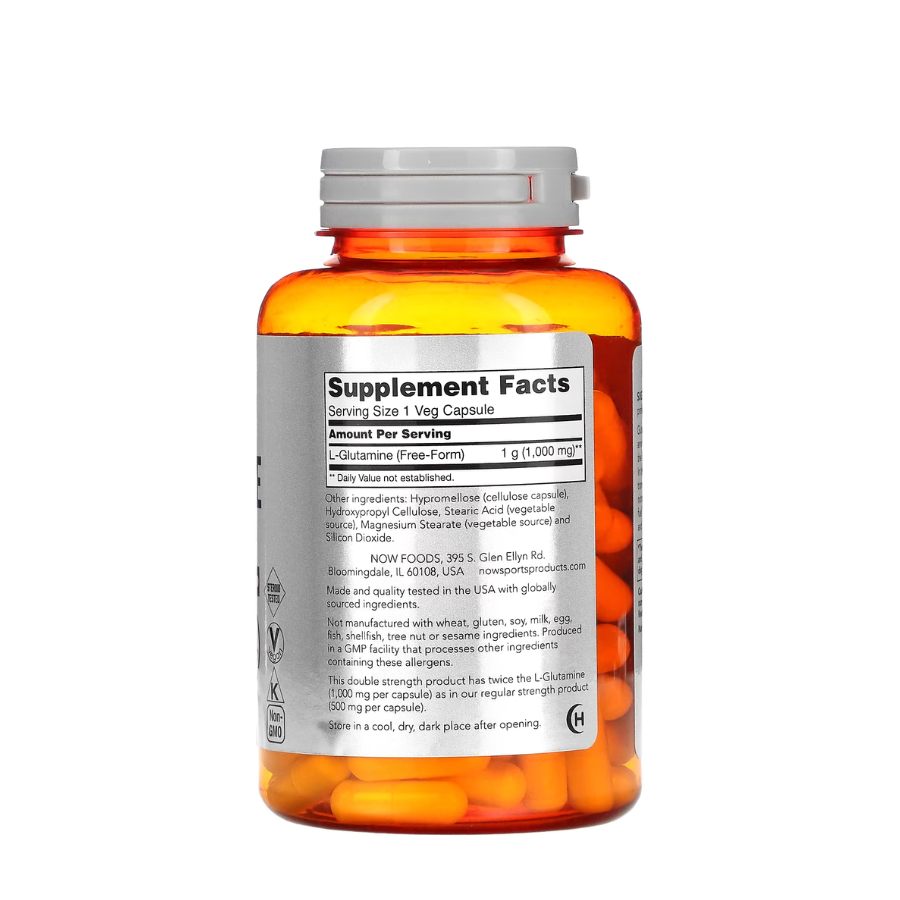 Now L-Glutamine 1000mg Capsules x120