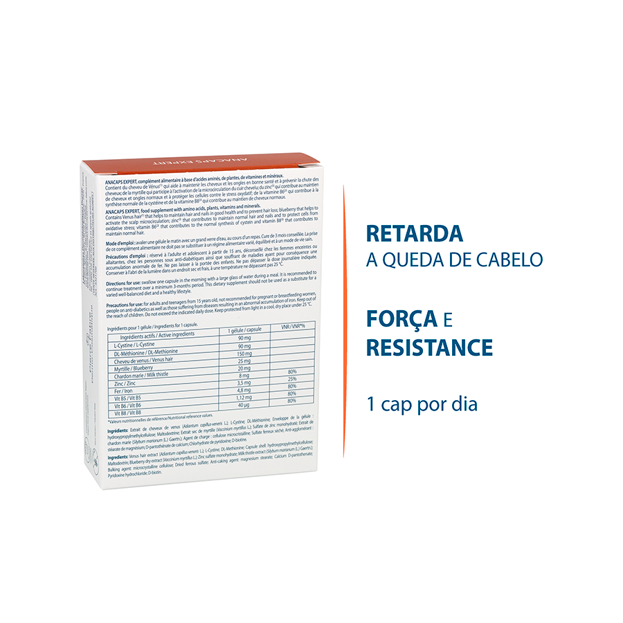 Ducray Anacaps Expert Trío 3x30 Cápsulas