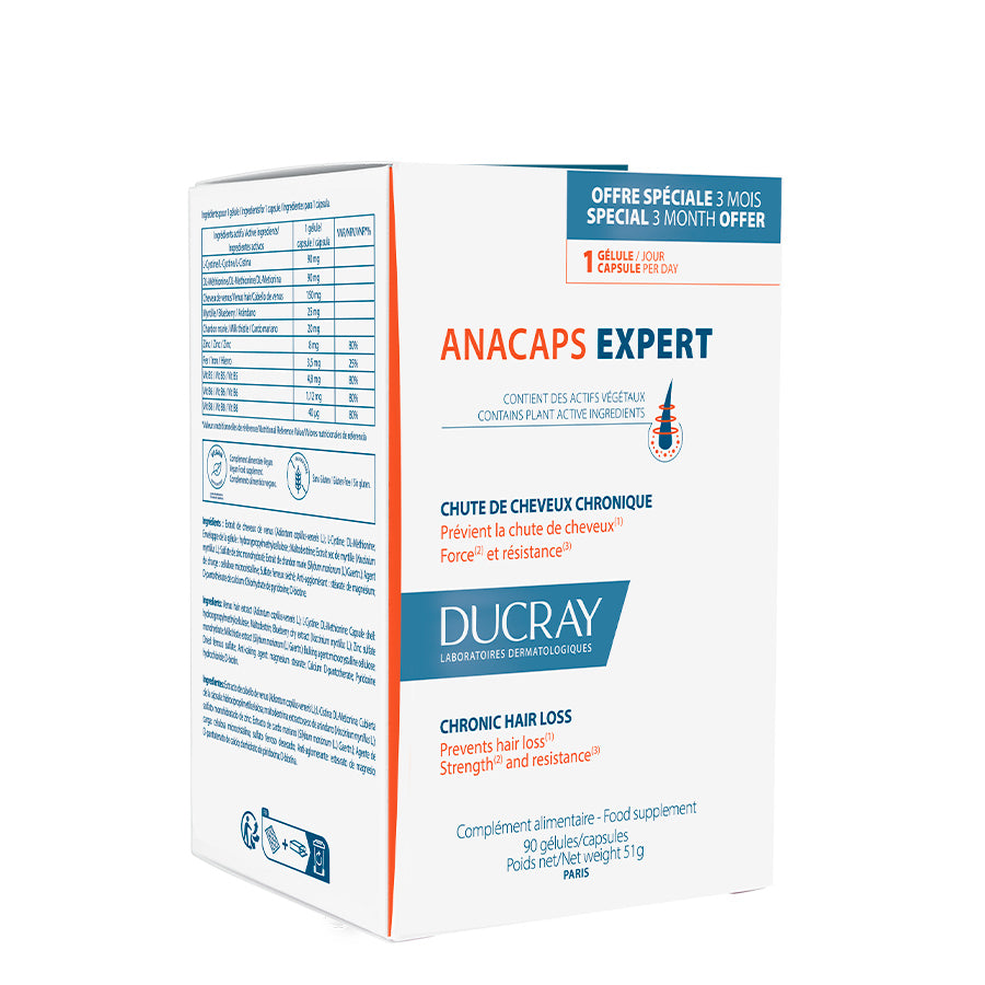 Ducray Anacaps Expert Trío 3x30 Cápsulas