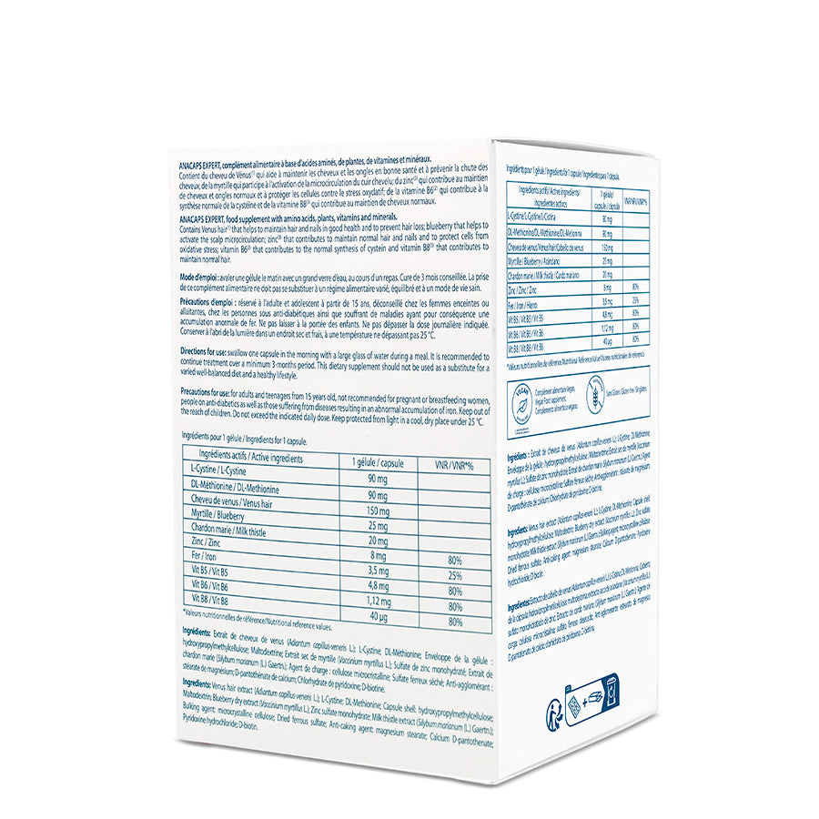 Ducray Anacaps Expert Trío 3x30 Cápsulas