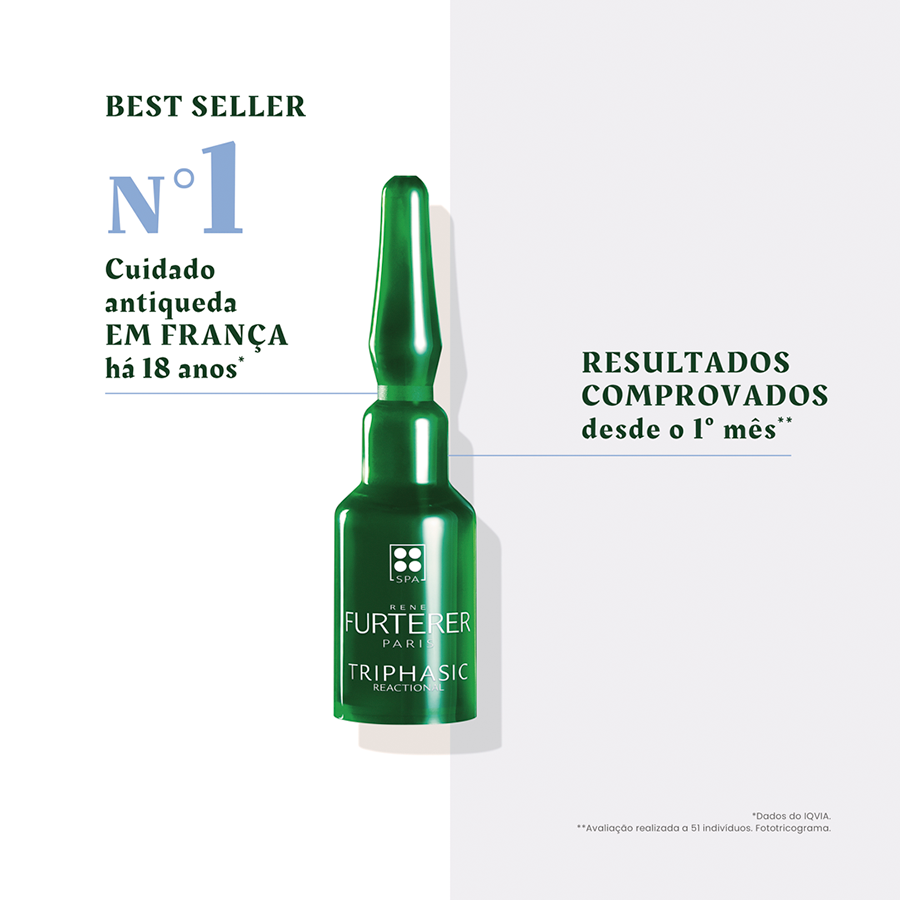René Furterer Triphasic Reactional Anticaída Ampollas x12