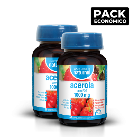 Naturmil Acerola 1000mg Comprimidos 2x60