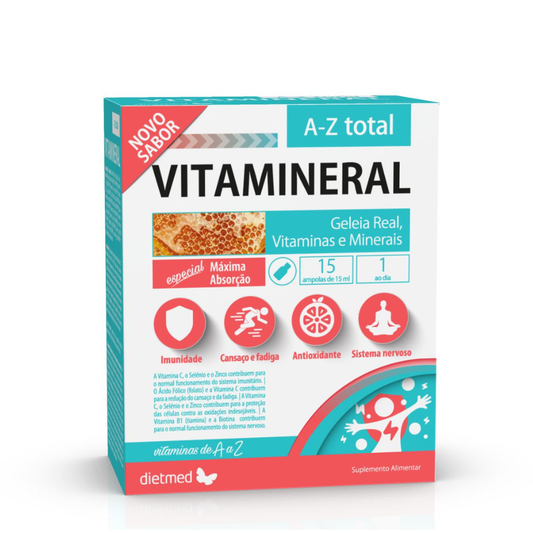 Vitamineral A-Z Total Ampolas x15