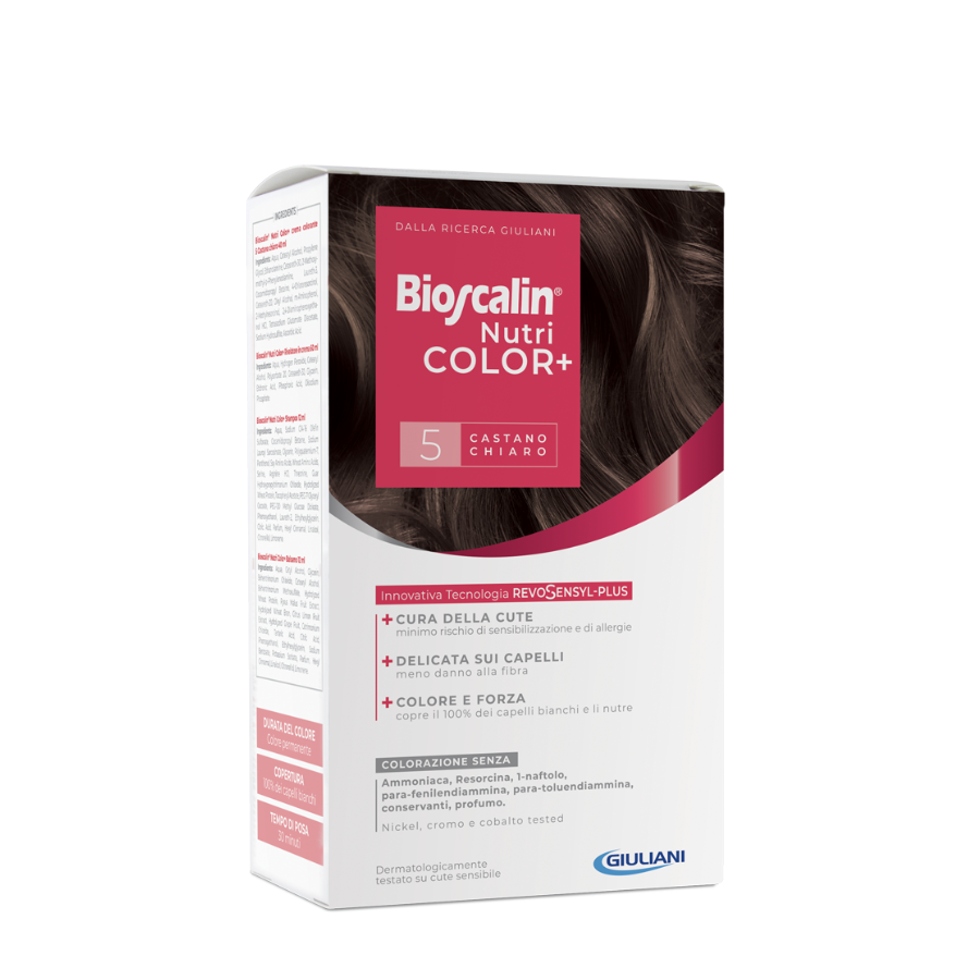 Bioscalin Nutri Color+ Tinta Coloração 5 Castanho Claro
