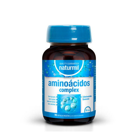 Cápsulas de complejo de aminoácidos Naturmil x90