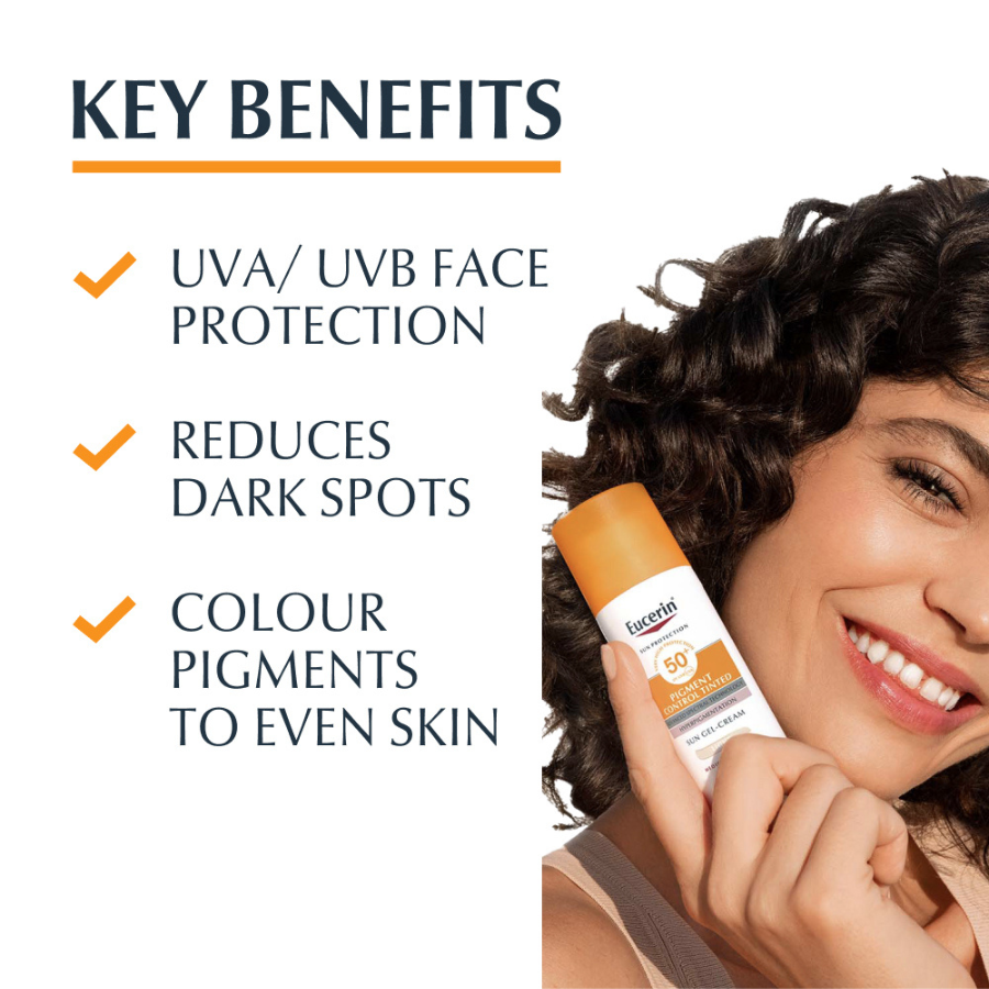 Eucerin Sun Pigment Control Tinted Tom Medium SPF50+ 50ml