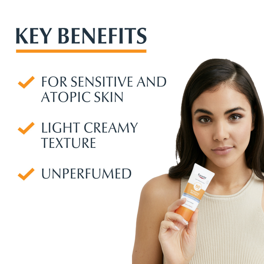 Eucerin Sun Crema Protectora Sensible SPF50+ 50ml
