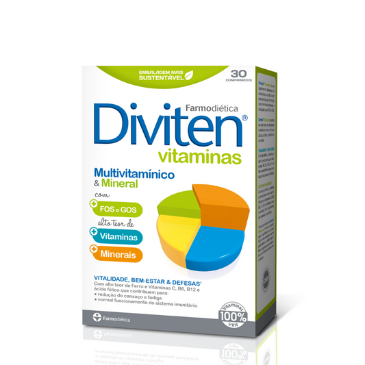 Comprimidos de vitaminas Diviten x30
