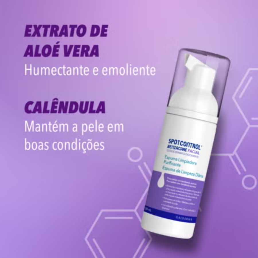 Benzacare Espuma de Limpeza Diária 130ml