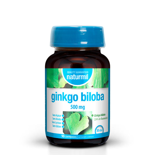 Naturmil Ginkgo Biloba 500 mg comprimidos x90