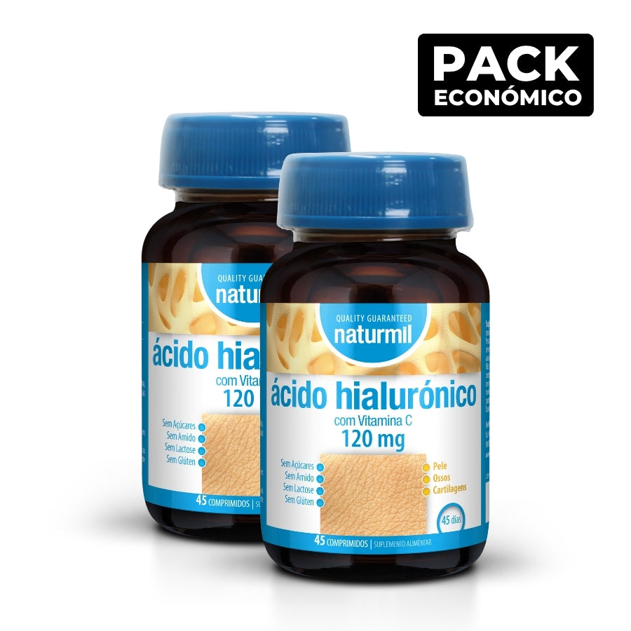 Naturmil Hyaluronic Acid 120mg Tablets 2x45