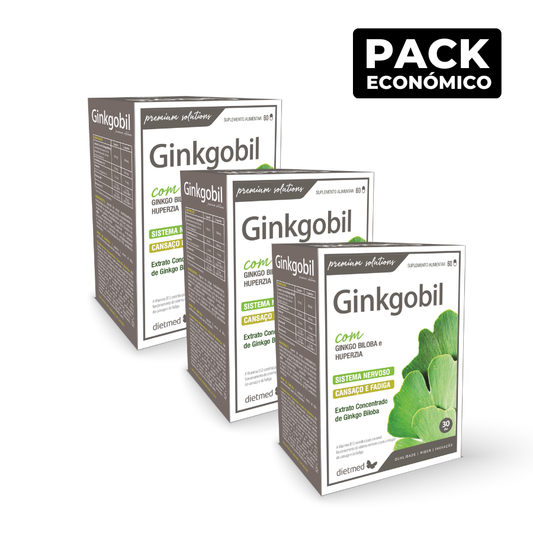 Cápsulas de Ginkgo Bilob 3x60