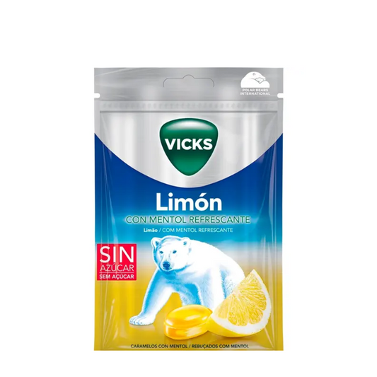 Caramelos refrescantes Vicks Lemon Menthol 72 g