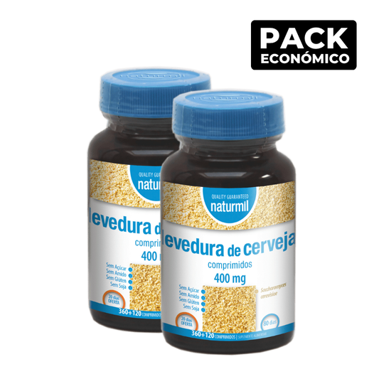 Naturmil Levadura de Cerveza 400mg Comprimidos 2x480