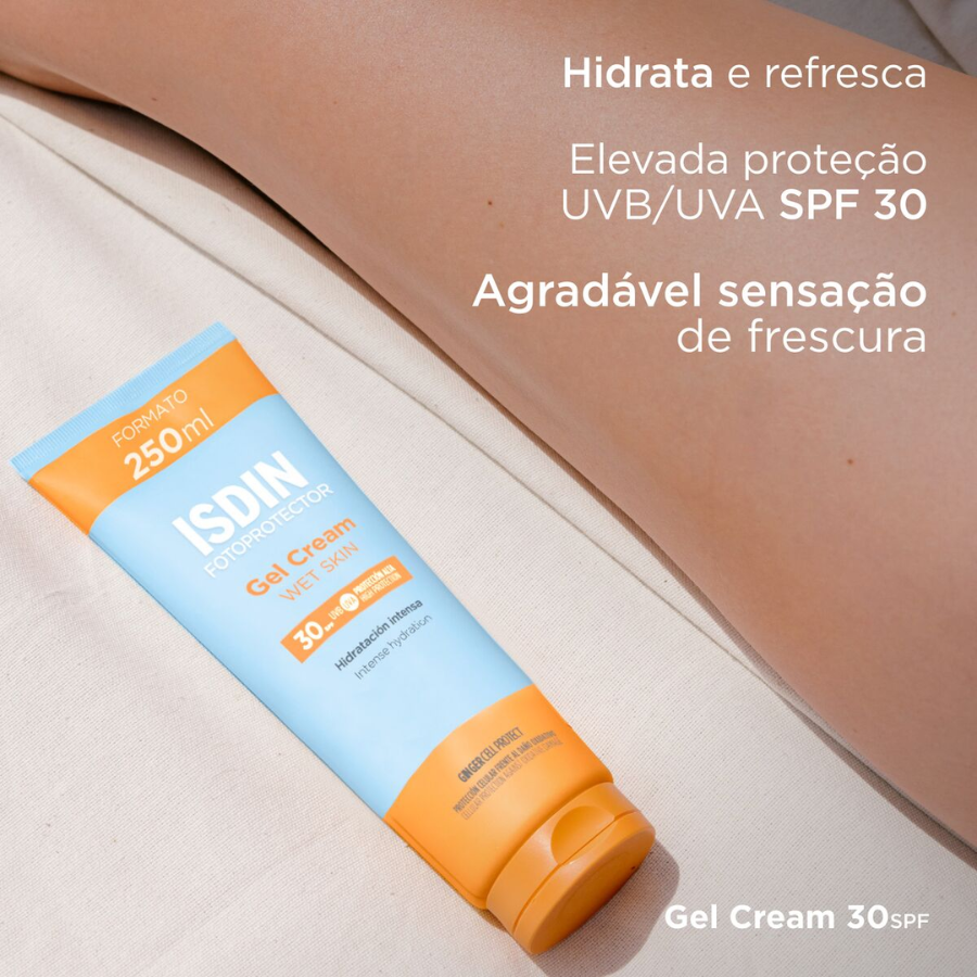 Isdin Fotoprotector Gel Crema Piel Mojada SPF30+ 250 ml