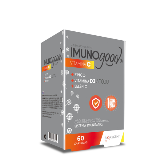 Cápsulas de vitamina C Biokygen Imunogood x60