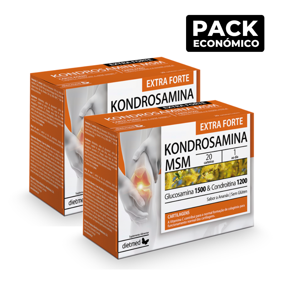 Sobres de Kondrosamina MSM Extra Fuerte 2x20