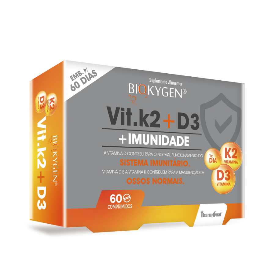 Biokygen Vitamina K2 + D3 + Imunidade Comprimidos x60