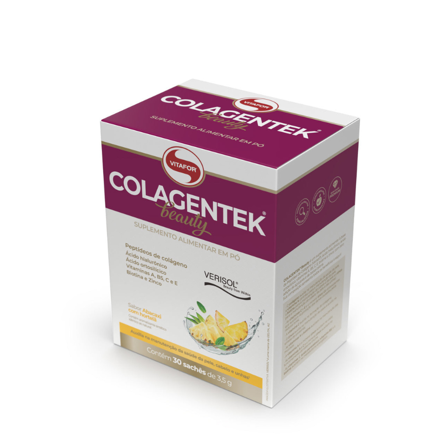 Vitafor Colagentek Beauty Piña Menta x30