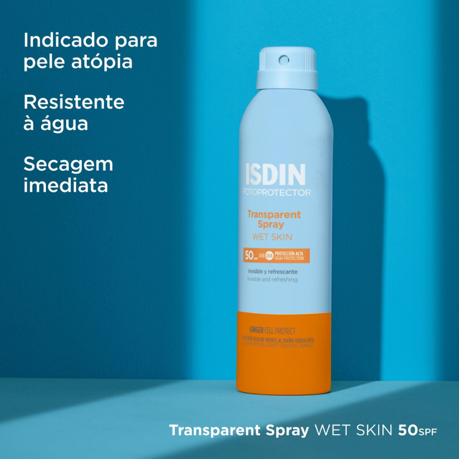 Isdin Fotoprotector Wet Skin Spray Transparente FPS 30 250 ml
