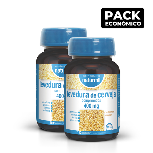 Naturmil Levadura de Cerveza 400mg Comprimidos 2x180