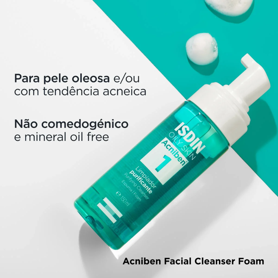 Isdin Teen Skin Acniben 1 Espuma Limpiadora 150 ml