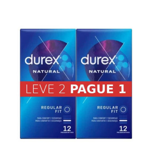 Durex Natural Condoms Pack 2x12
