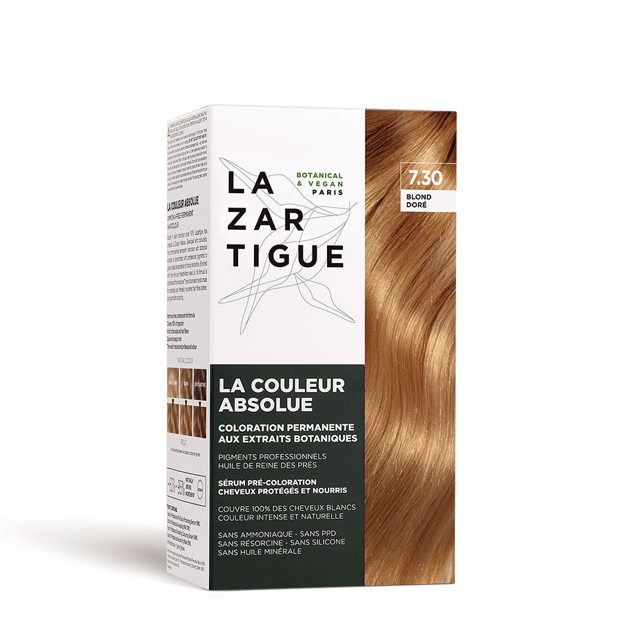Lazartigue Permanent Coloring Shade 7.30 Golden Blonde
