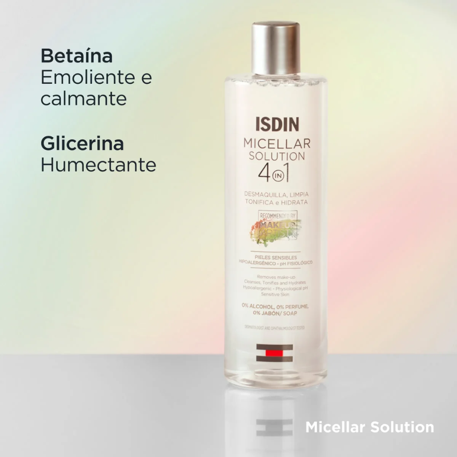 Isdin Solución Micelar Agua Micelar 4 en 1 400 ml