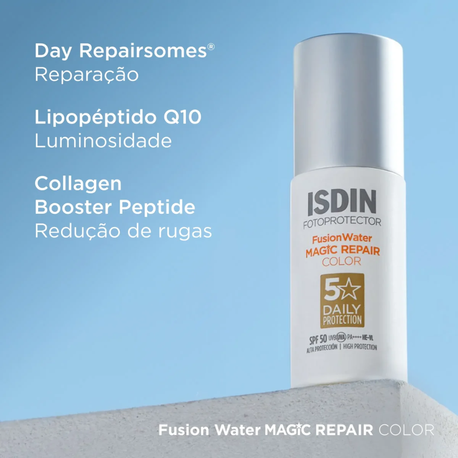 Isdin Photoprotector Fusion Water Magic Repair Color SPF50 50ml