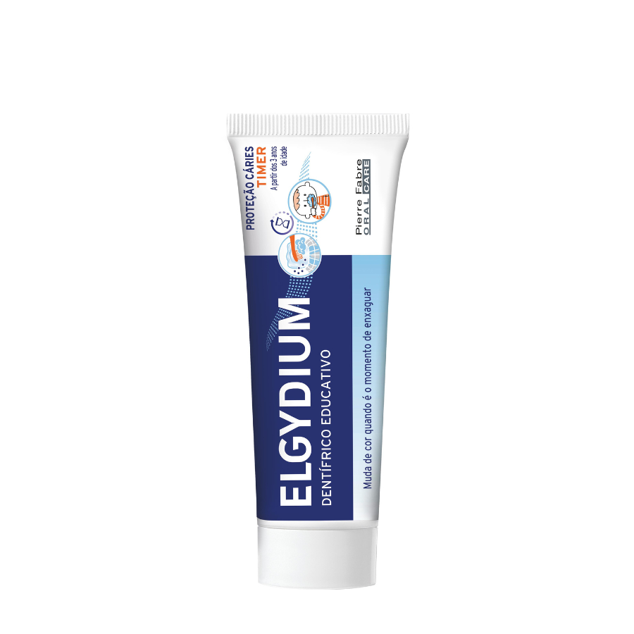 Temporizador infantil Elgydium, carpeta educativa, 50 ml