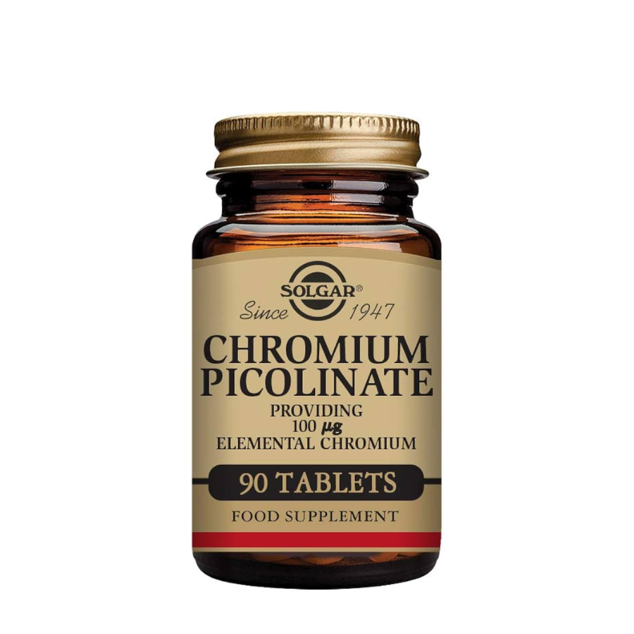 Solgar Chromium Picolinate 100mcg Capsules x90