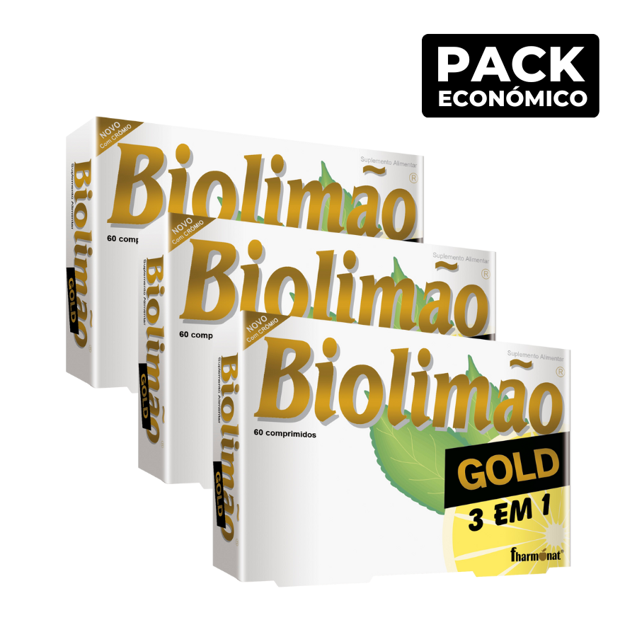 Biolimão Gold 3 em 1 Comprimidos 3x60